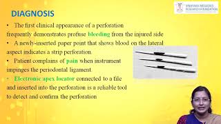 Dr Kaarunya Department of Conservative Dentistry Endodontic Mishaps [upl. by Raynah77]