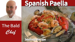 Great Spanish Paella Seafood Recipe [upl. by Flosser]