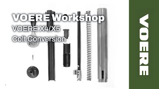 VOERE Workshop  VOERE X4X5 Bolt conversion from right to lefthanded shooter [upl. by Eniamsaj689]