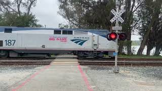 Incoming Amtrak California Zephyr 6 Passing Eckley Pier [upl. by Christoper]