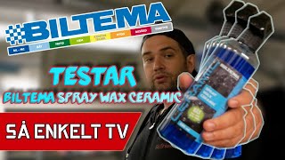 Testar Biltema Spray Wax Ceramic quotKeramiskt spraywwaxquot [upl. by Portwine368]