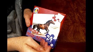 ASMR Perfect Puzzles Quietly Relaxing with a Horse Puzzle [upl. by Sher]