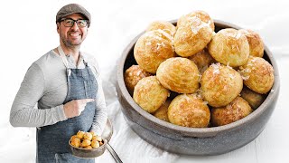 Easy French Gougéres Recipe [upl. by Stefa]