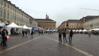 Festa del Cioccolato a piazza San Carlo di Torino [upl. by Lali]