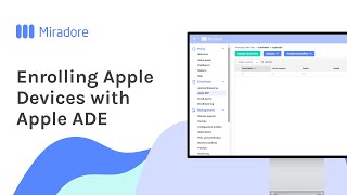 Enrolling Apple Devices with Apple ADE  Miradore MDM Howto Tutorials [upl. by Dranyl]