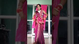 Modern style saree draping youtubes  horts [upl. by Oria]