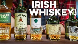 Tasting amp Ranking 5 Irish Whiskeys  How to Drink [upl. by Johppah]