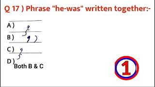 Pitman Shorthand Chapter16 The Shun Hook English Steno MCQ questions [upl. by Ellek]