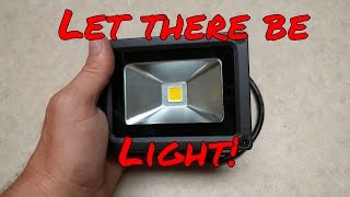 10W Outdoor LED Waterproof IP65 800lm 3000K Flood Lights Warm White [upl. by Miun]