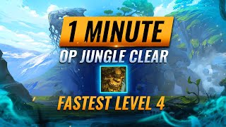 FASTEST JUNGLE CLEAR Iverns OP Jungle Path in 1 Minute  League of Legends Shorts [upl. by Rehm77]