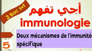 immunilogie ep 5  mécanisme de limmunité spécifique 2 bac svt [upl. by Keemahs]