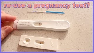 Can you reuse a pregnancy test Lets find out [upl. by Sylvanus]