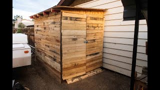 Shed MK III  Pallet Shed for 40 [upl. by Ishmul666]