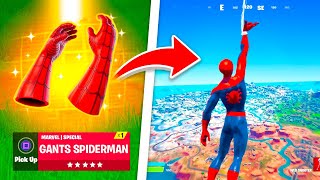 J’ai le POUVOIR MYTHIQUE de SPIDERMAN en AVANCE  Glitch Fortnite [upl. by Zales]