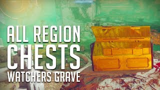 ALL Watchers Grave Nessus Region Gold Chest Locations  Destiny 2 [upl. by Adley]