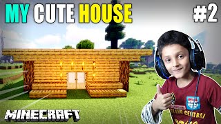 MY NEW CUTE HOUSE IN MINECRAFT  GAMEPLAY2  MINECRAFT SURVIVAL [upl. by Hoffert]