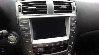 Lexus2007 IS250 w nav Screen Adjustments [upl. by Epul144]