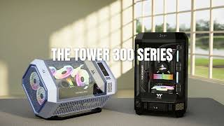 Thermaltake The Tower 300 Series Chassis Product Animation [upl. by Nahtanohj]