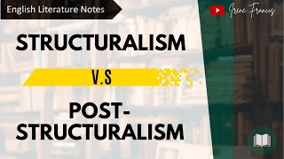 Structuralism vs Post structuralism  Key differences  IRENE FRANCIS [upl. by Xenia152]