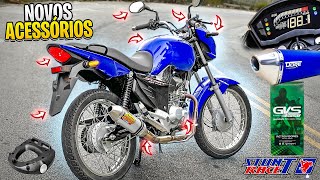 NOVAS PEÇAS DA START 160 AZUL 2023 [upl. by Ayikin735]