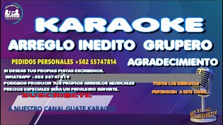 KARAOKE AGRADECIMIENTO HAY EN MI CORAZON [upl. by Yzzik]