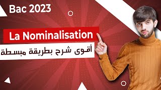 La nominalisation فيديو8  تطبيق على مواضيع البكالوريا bac2023 2023 تقنية le compte rendu [upl. by Anerbas]