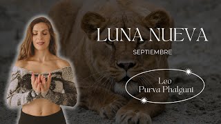 Luna Nueva Leo en Purva Phalguni Nakṣatra Septiembre 2024  Astrología Védica  Jyotiṣa [upl. by Acsehcnarf]