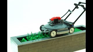 LEGO Lawn Mower Kinetic Sculpture [upl. by Petrina]