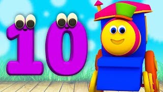 Bob numeros tren  educación para niños  aprender números en español  Bob Numbers Train [upl. by Dalenna]