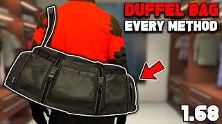 Every Method To Get The Black Duffel Bag In Gta 5 Online 168 [upl. by Aissac]