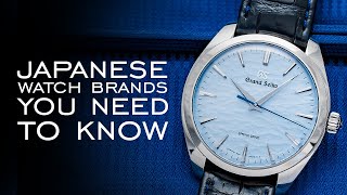 15 Japanese Watch Brands You Need To Know In 2024 [upl. by Lassiter809]