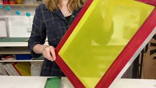 How to Coat a Screen with Photo Emulsion [upl. by Xuerd]