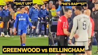 Jude Bellingham MOCKS Greenwood after did tackle as Getafe vs Real Madrid  Manchester United News [upl. by Assisi715]