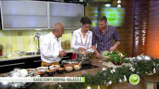 Bajai és szegedi halászlé egyveleg készült   20141223  tv2hufem3cafe [upl. by Stoughton564]