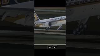 💙💙 Touch down in australia🇦🇺 pilot rfsupdate aviation rfsflight rfs airport singaporeairline [upl. by Jola]