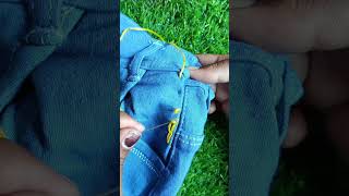 Lazy daisy invisible stitch waistband reduction method [upl. by Hungarian]