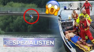 Autsch😖 Jugendlicher springt von Brücke amp wird von einem Boot ÜBERFAHREN😩 Die Spezialisten  SAT1 [upl. by Tamra]