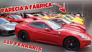 O ENCONTRO DE FERRARIS MAIS CARO DO BRASIL 119 FERRARIS [upl. by Aiem]