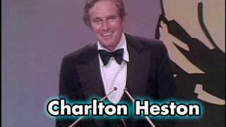 Charlton Heston Wraps Up the AFI Life Achievement Award A Tribute To James Cagney [upl. by Suirtimed857]