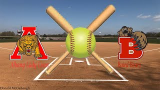 Albany Lady Lions Softball VS Baird Bears [upl. by Risteau]