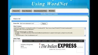 Data Extraction for Deep Web Using WordNet ASPNET with C Project [upl. by Crofton575]