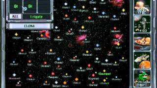 Master of Orion II Battle at Antares Gameplay [upl. by Anilac848]