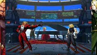 Mugen  KOF HD Rugal Bernstein Elphizo vs Adelheid JinJerzyTinTinCyberDemon [upl. by Lyrehc862]