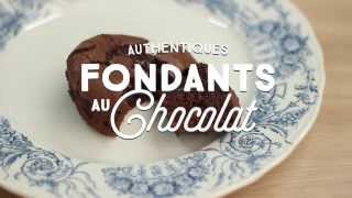 Recette de lauthentique fondant au chocolat  CuisineAZ [upl. by Amaryl471]