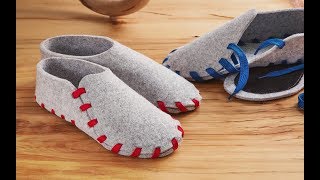 Lasso Slippers Cozy colorful slippers that YOU make  The Grommet® [upl. by Ynettirb]