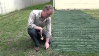 How to Install Grass Reinforcement Mesh [upl. by Tempest]