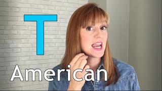 American Accent Training  American T  Flap T [upl. by Evans]