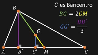 ¿Conocías estos teoremas respecto al baricentro de un triángulo [upl. by Ob]