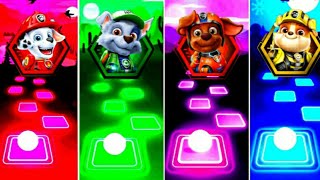 paw patrol Marshall 🆚 Rocky 🆚 zuma 🆚 Rubble 🎶 who is Best [upl. by Oirramed363]