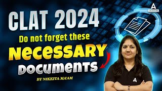 CLAT 2024  Necessary Documents To Carry In Exam Hall [upl. by Gibert28]